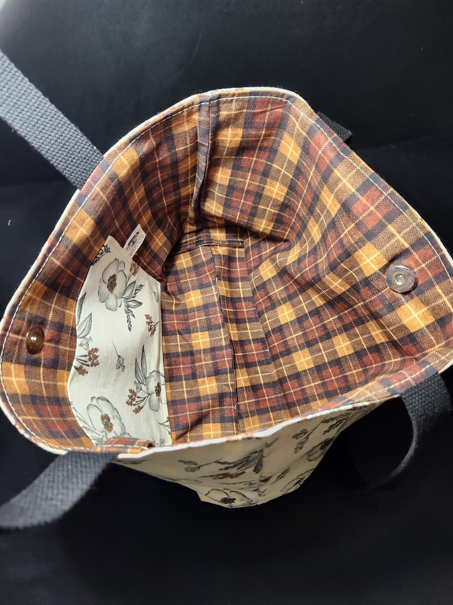 Muted Floral Tote