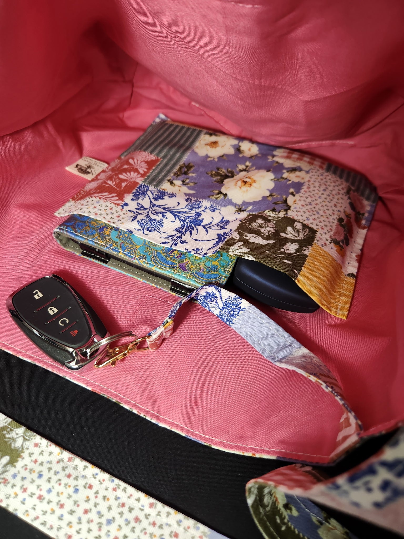Cottage Patchwork Crossbody Bag