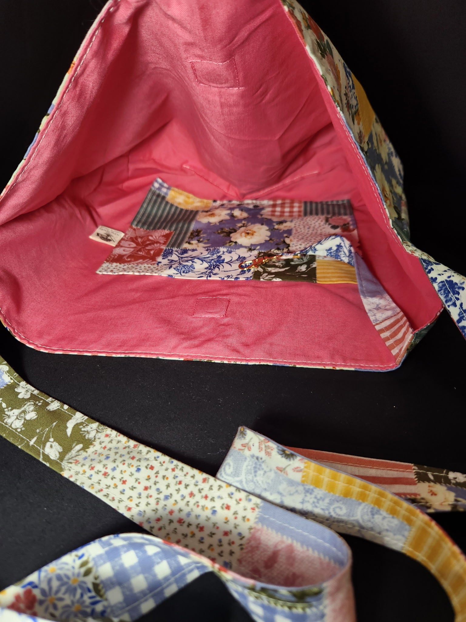 Cottage Patchwork Crossbody Bag