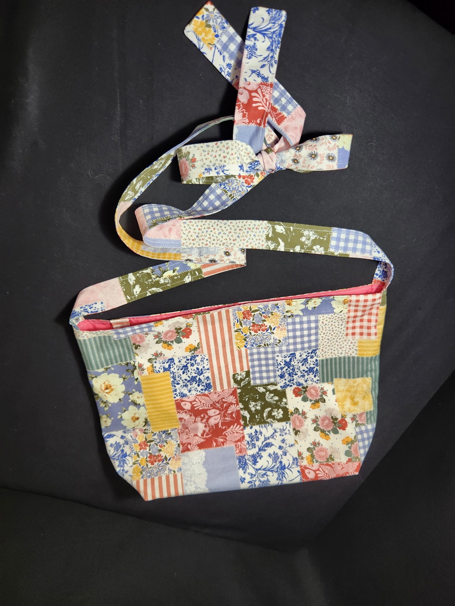 Cottage Patchwork Crossbody Bag
