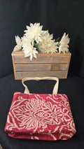 Red Floral Tote