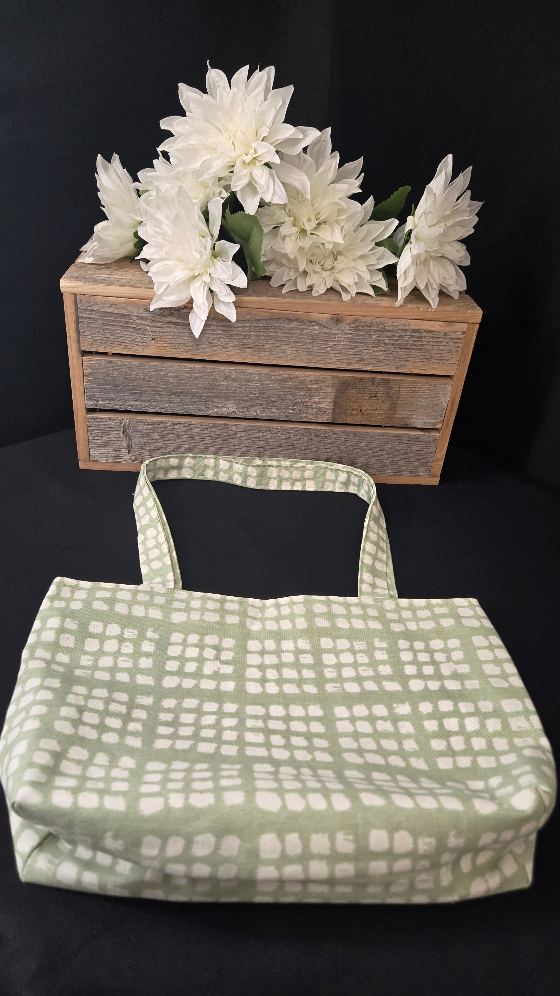 Mosaic Jade Market Tote