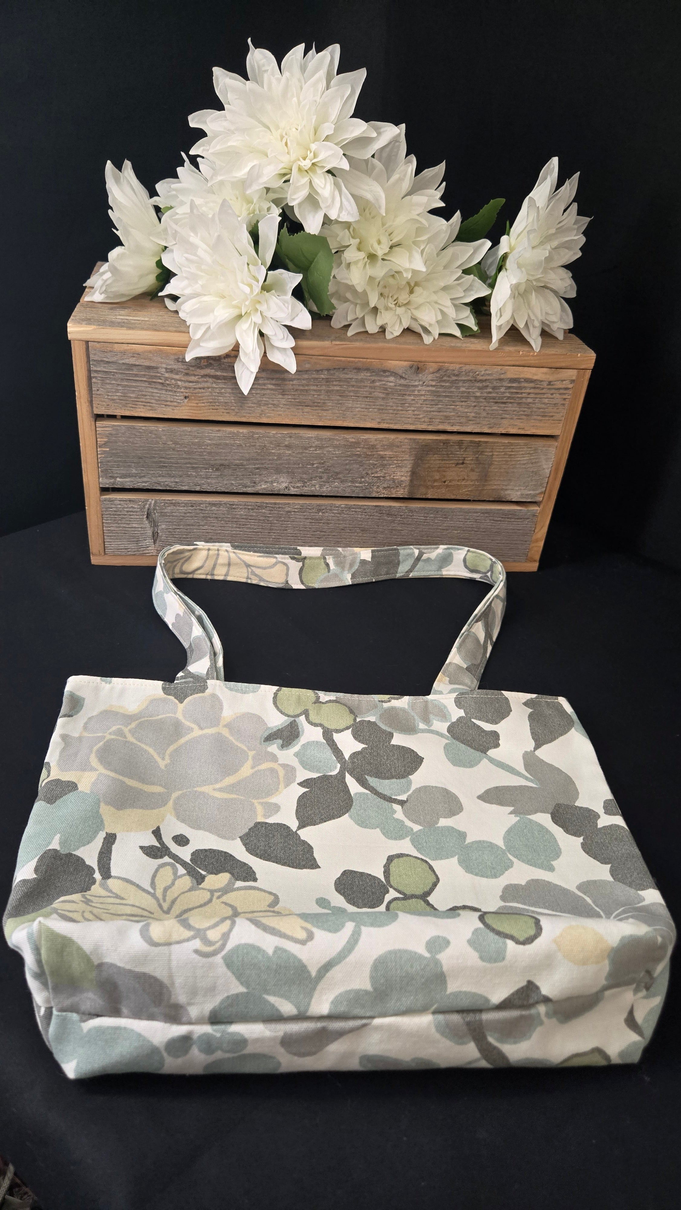 Teal Pedals Market Tote