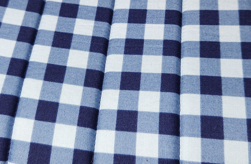 Blue Gingham Stroller Caddy