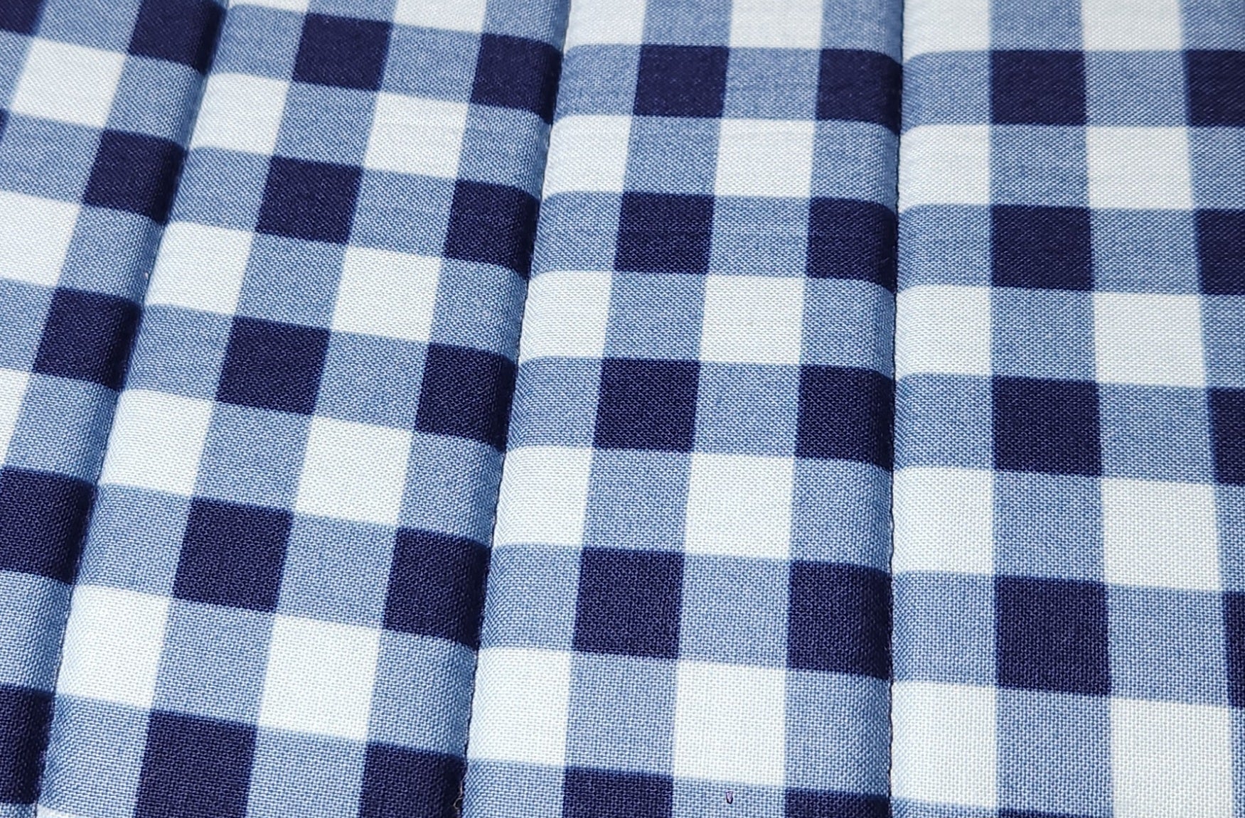 Blue Gingham Stroller Caddy