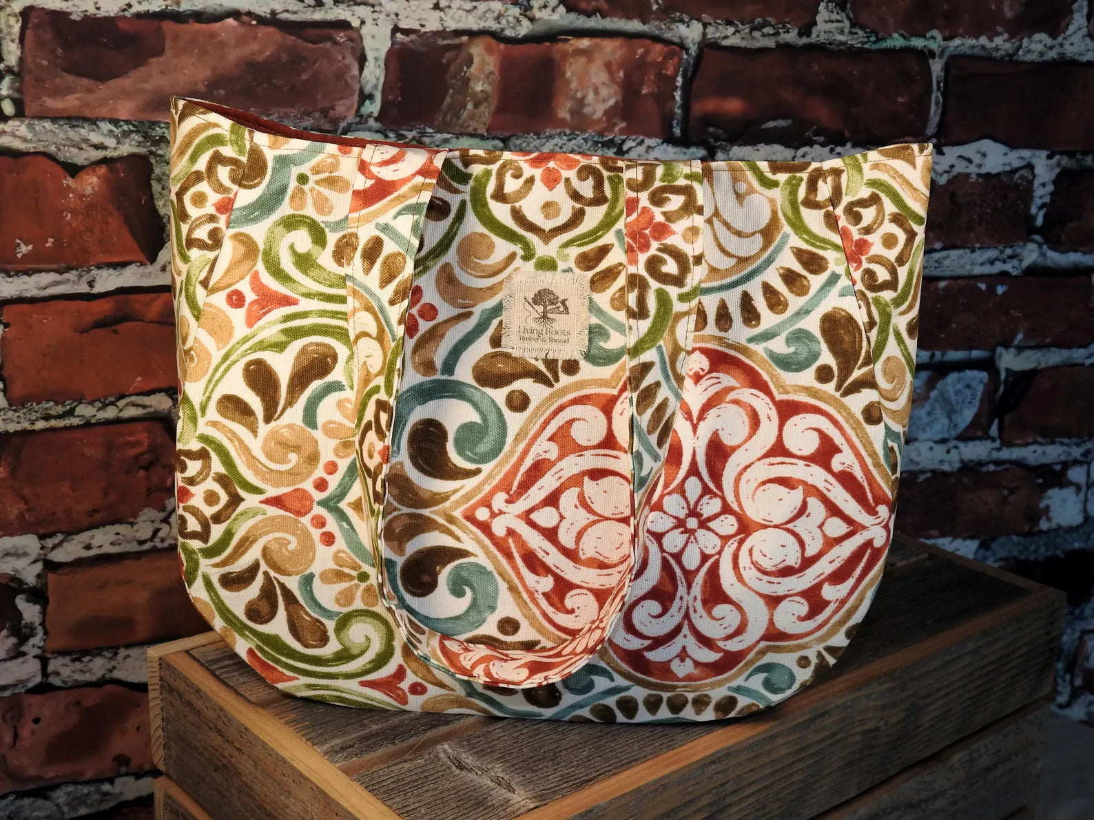 Damask Shoulder Bag