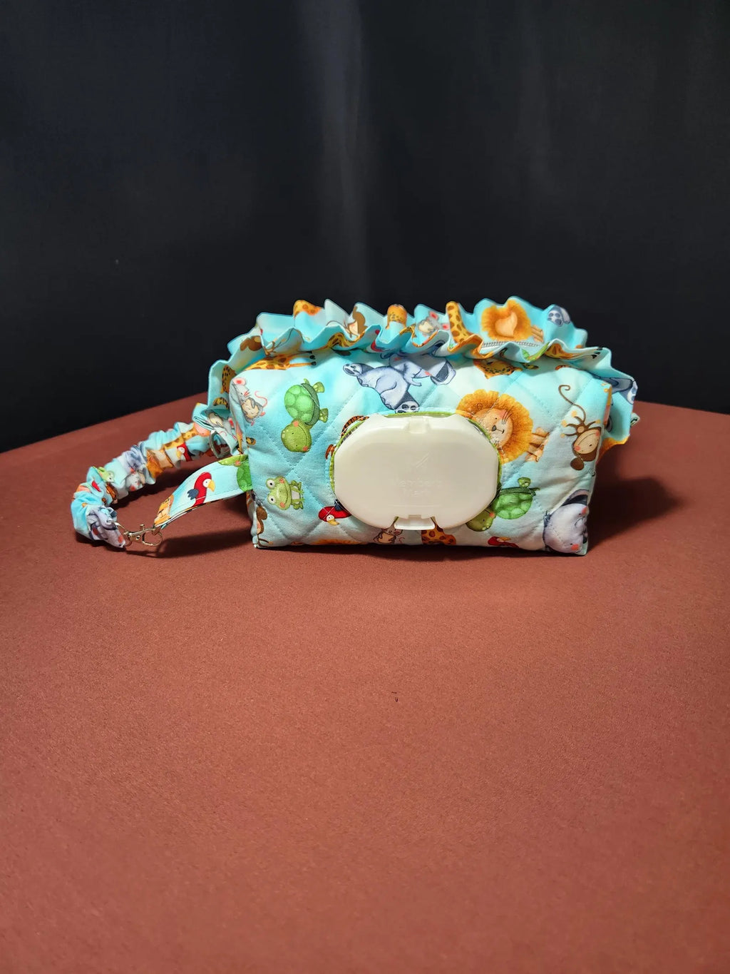 Animal Print Diaper & Wipes Pouch