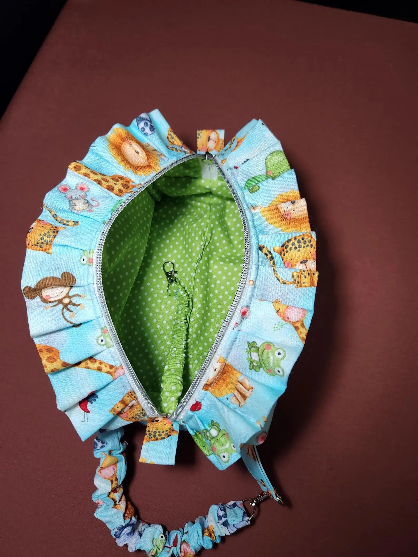 Animal Print Diaper & Wipes Pouch