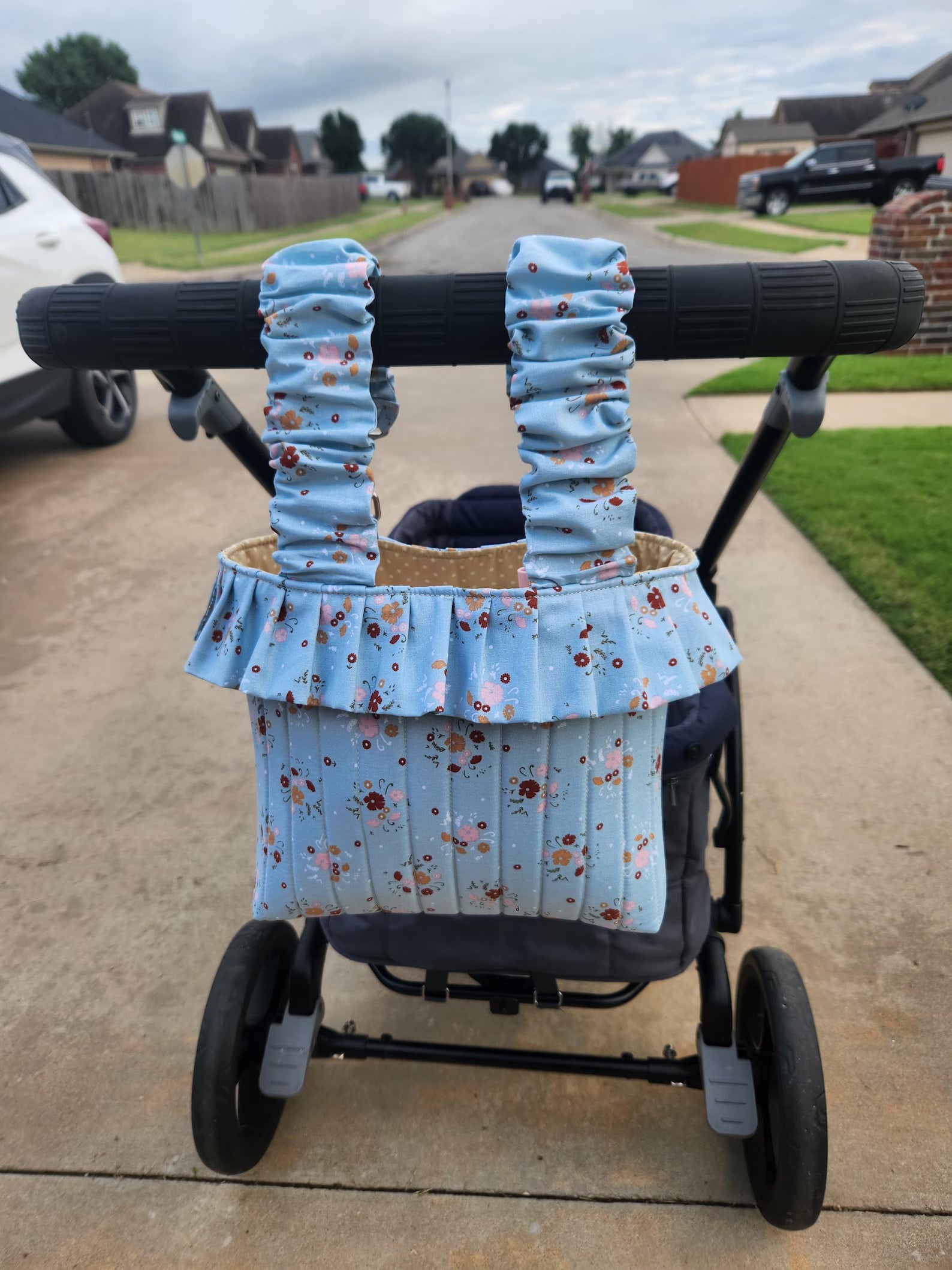 Floral Stroller Caddy