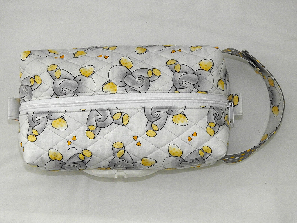 Animal Print Diaper & Wipes Pouch