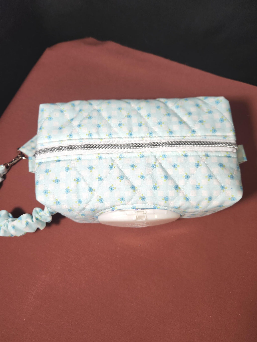 Blue Diaper & Wipes Pouch