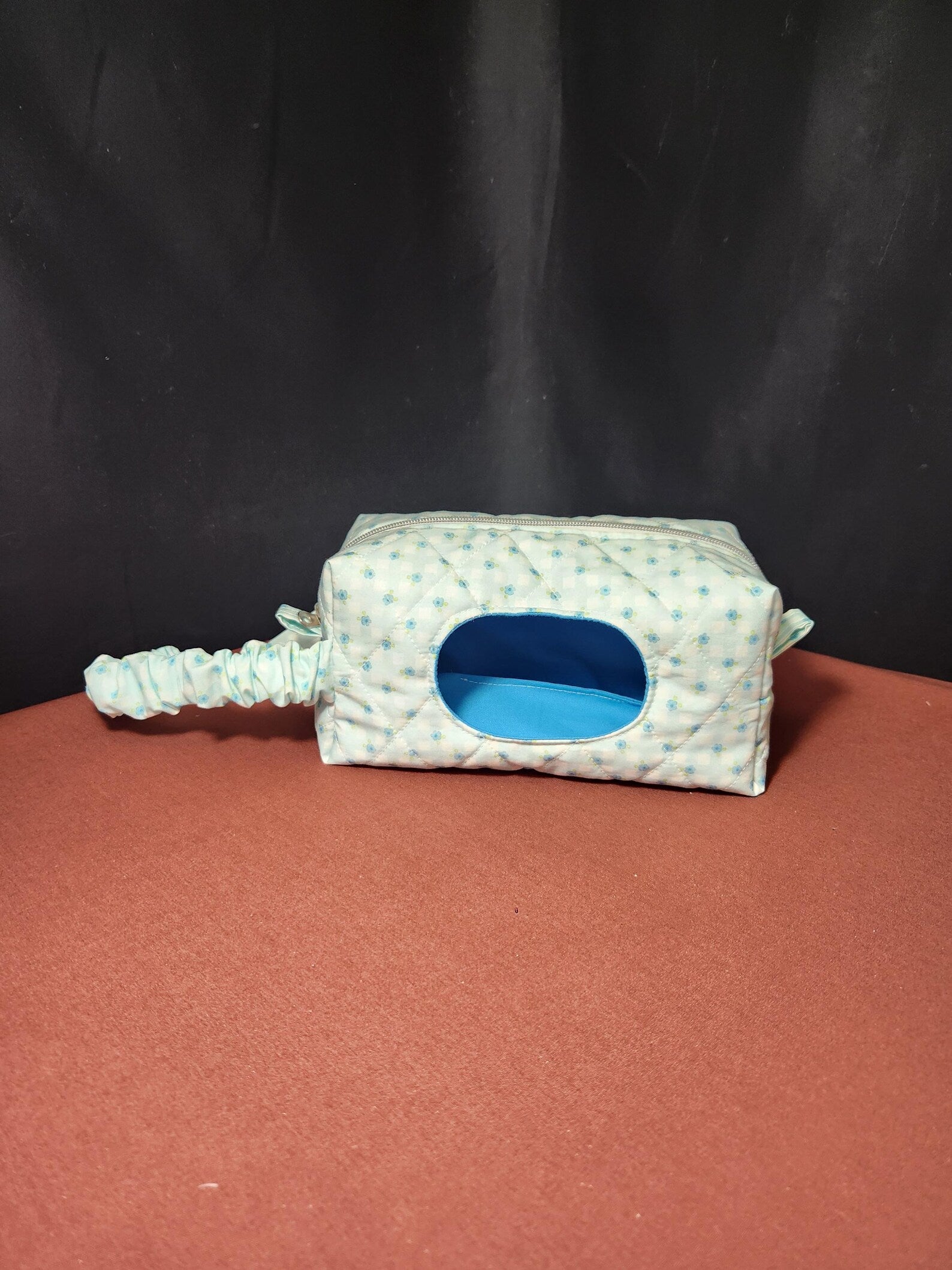 Blue Diaper & Wipes Pouch