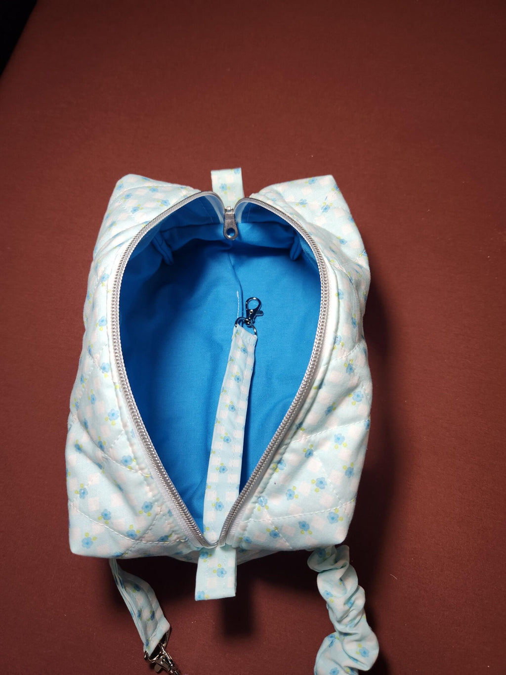 Blue Diaper & Wipes Pouch