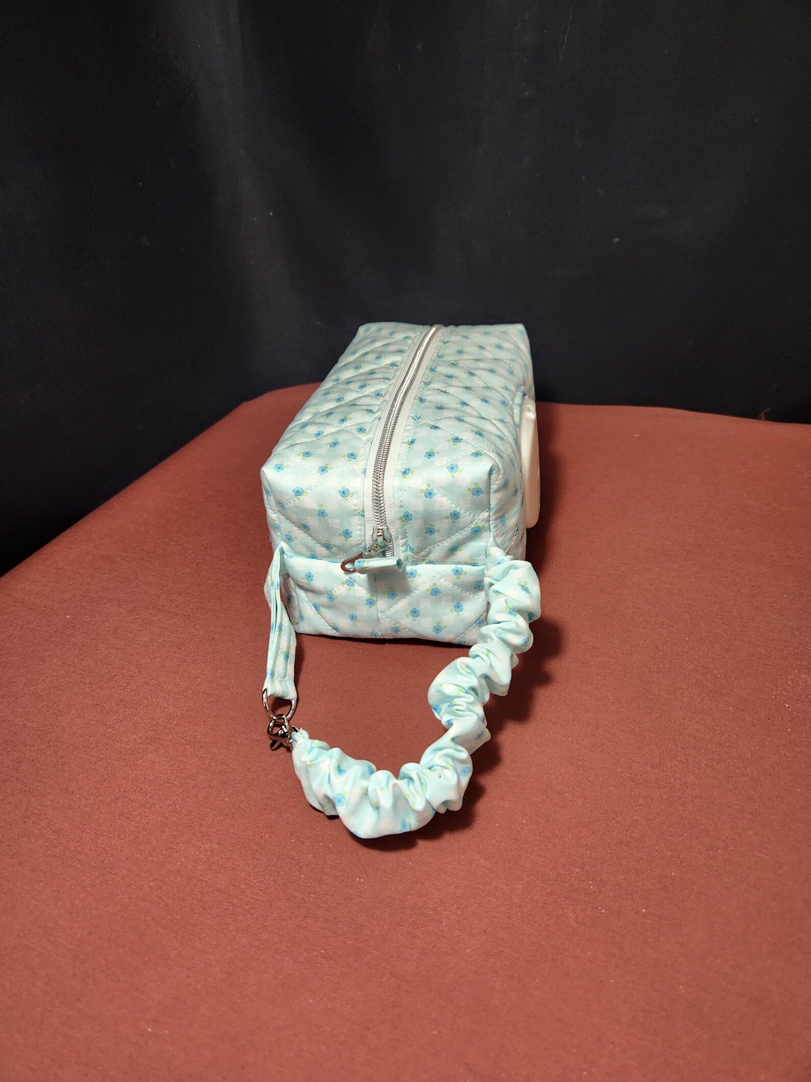 Blue Diaper & Wipes Pouch