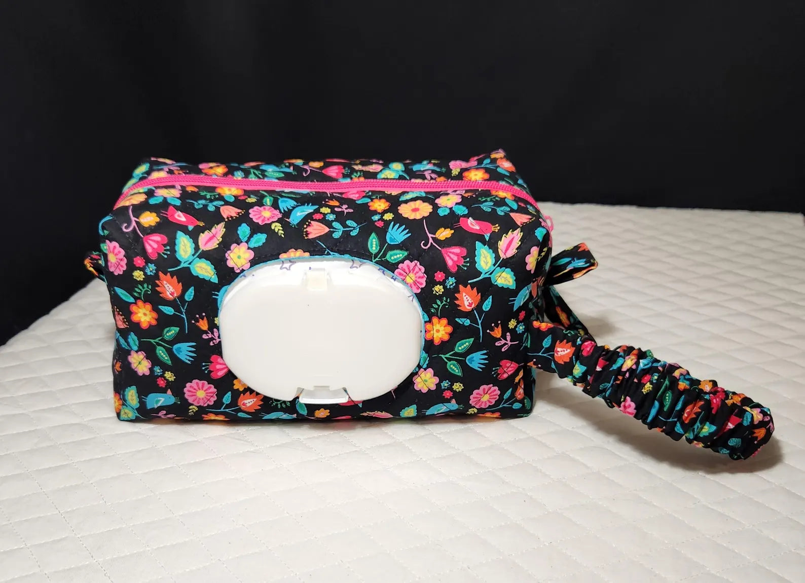 Floral Diaper & Wipes Pouch