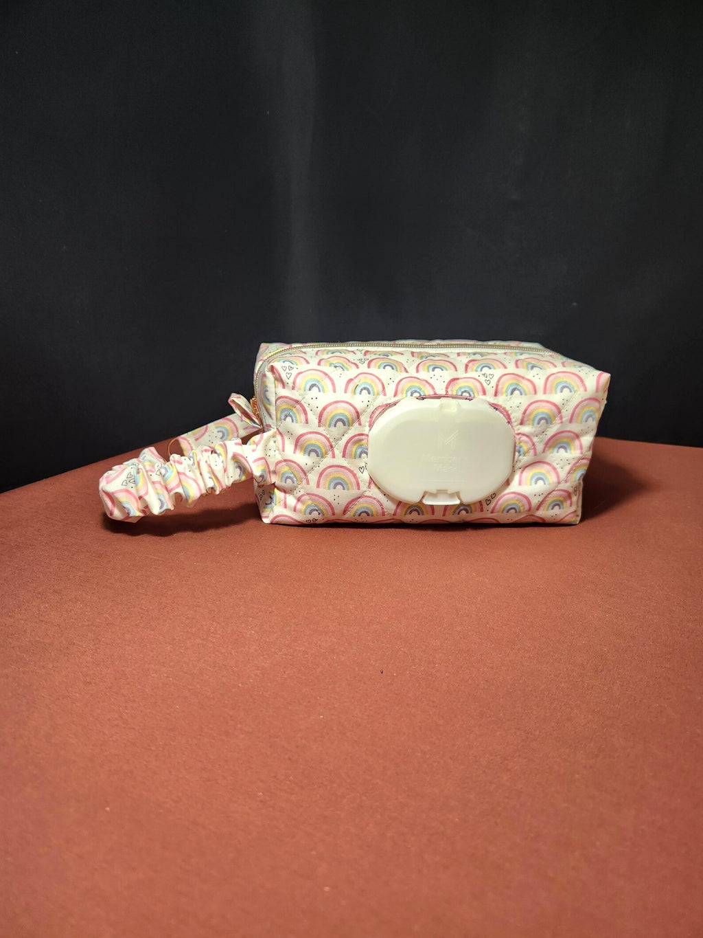 Rainbow Heart Diaper & Wipes Pouch