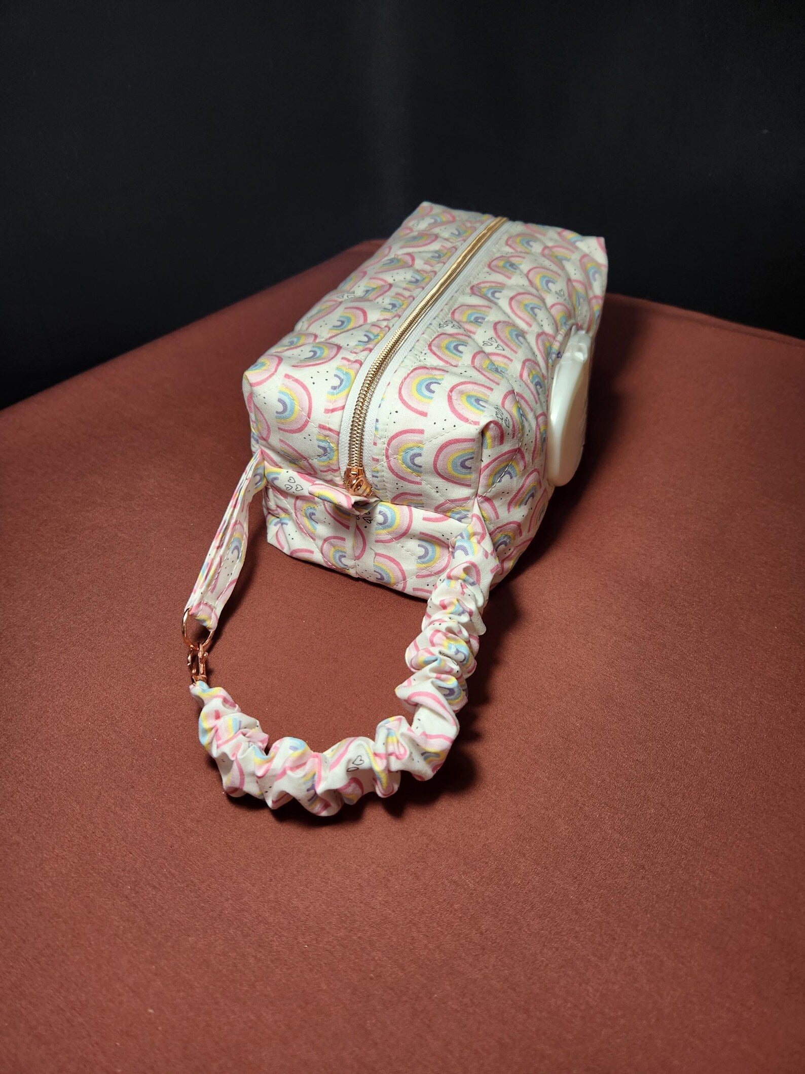 Rainbow Heart Diaper & Wipes Pouch